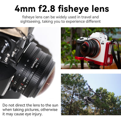 4mm f/2.8 lens for E/FX/M43