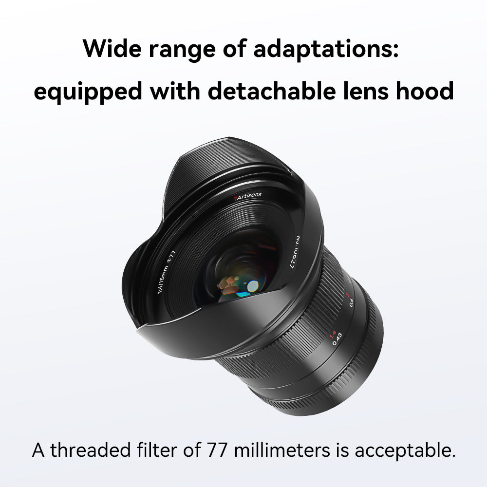 15mm f/4 Full-frame lens for E/L/EOS-R/Z