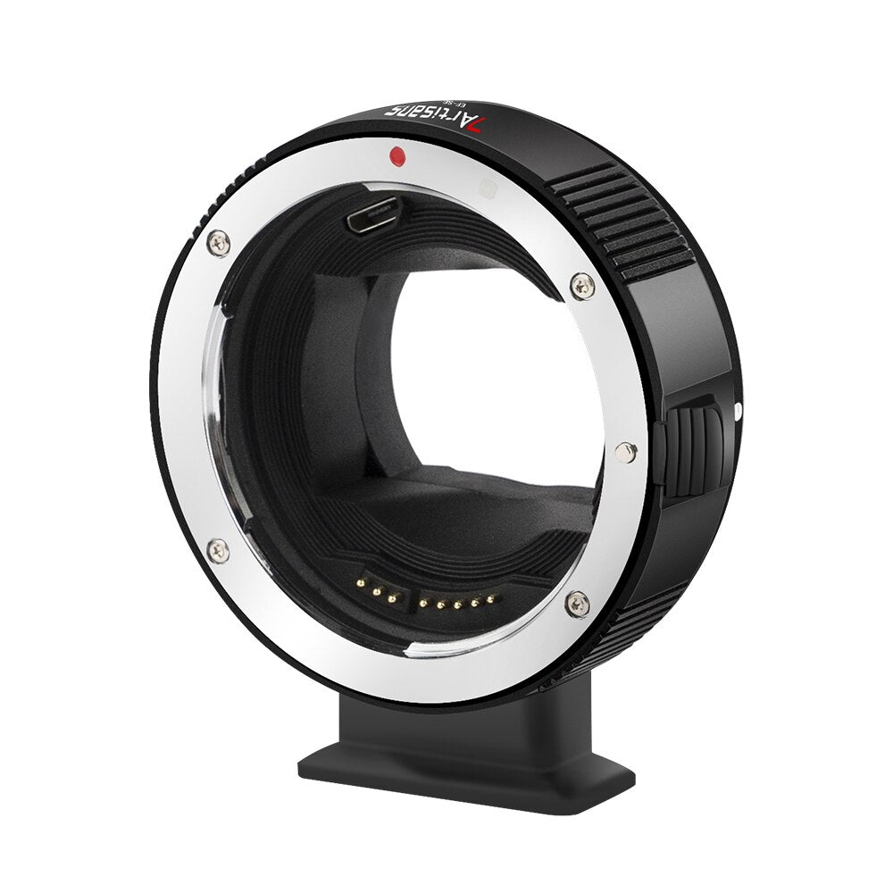 7artisans EF-SE Lens Adapter Auto-Focus Lens Converter Ring Compatible for Canon EF/EF-S Lens and Sony E mount Camera